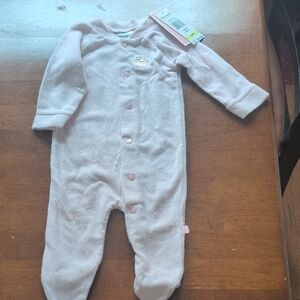 Juicy Couture Light Pink Terry Footed One-Piece